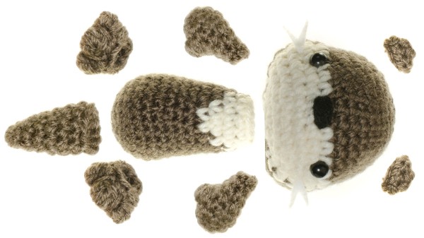 Crochet flying squirrel pattern